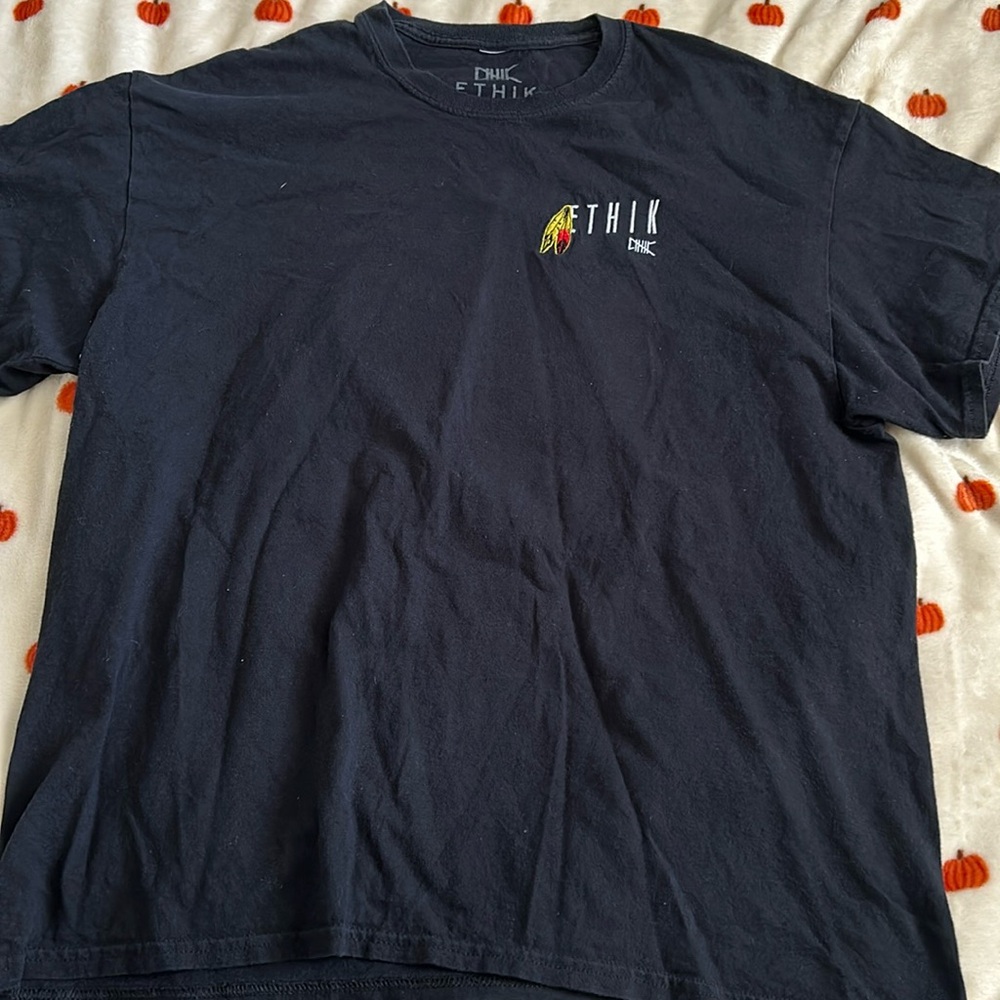 Ethik embroidered shirt, size XL
